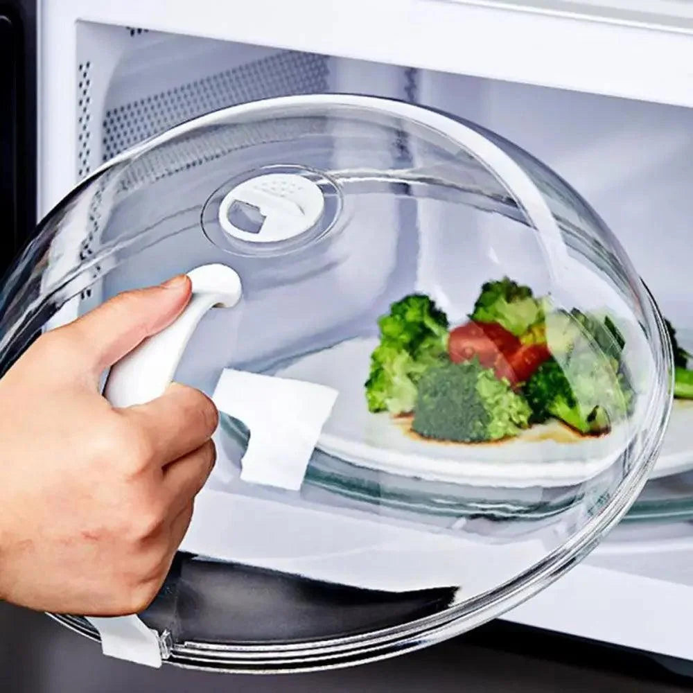 Tampa Anti-respingos para Micro-ondas e Forno com Saída de Vapor